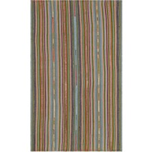 Atina Kahverengi Eskitme Yün Modern Desenli Yün Hav Toz Vermez Leke Tutmayan Salon Yolluk Mutfak El Dokuma Halı