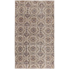 Hali.Net 142x250 cm Kırmızı Vintage Anadolu Eskitme Yün Halı | Salon Yatak Odası Halısı | Doğal Yün El Yapımı El Dokuma Hav Vermez | UNİQUE-3487
