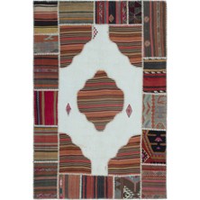 Iskece Mor Eskitme Yün Modern Desenli Yün Hav Toz Vermez Leke Tutmayan Salon Yolluk Mutfak El Dokuma Halı