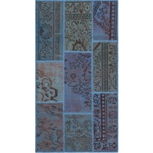 Hali.Net 080x150 cm Bej Vintage El Dokuma Yün Halı | El Yapımı Doğal Yün Salon Halısı | Geleneksel Anadolu Hav Vermez | UNİQUE-26095