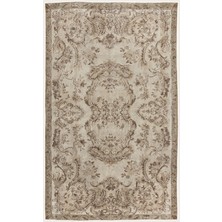 Atina Turkuaz Eskitme Yün Modern Desenli Yün Hav Toz Vermez Leke Tutmayan Salon Yolluk Mutfak El Dokuma Halı