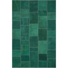 Hali.Net 193x302 cm Mavi Vintage Anadolu Yün Halı | Salon Yatak Odası Halısı | Doğal Yün El Yapımı El Dokuma Hav Vermez | UNİQUE-22435