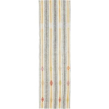Hali.Net 68x235 cm Bej Vintage Anadolu Yün Halı | Balkon Halısı Mutfak Koridor Halı | Doğal Yün El Yapımı El Dokuma Hav Vermez | UNİQUE-37096