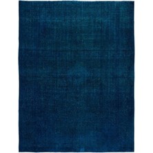 Hali.Net 303x400 cm Kırmızı Mavi Motif Yok Vintage Düz Halı | Salon Yatak Odası Halısı | Hav Vermez | UNİQUE-16622