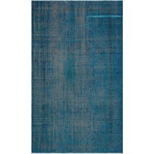 Atina Yeşil Eskitme Yün Modern Desenli Yün Hav Toz Vermez Leke Tutmayan Salon Yolluk Mutfak El Dokuma Halı