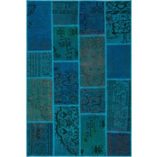 Hali.Net 120x180 cm Çok Renkli Vintage Anadolu Eskitme Yün Halı | Yatak Odası Çocuk Odası Salon Halısı | Doğal Yün El Yapımı El Dokuma Hav Vermez | UNİQUE-26606