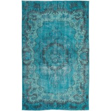 Atina Kırmızı Eskitme Yün Modern Desenli Yün Hav Toz Vermez Leke Tutmayan Salon Yolluk Mutfak El Dokuma Halı