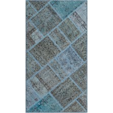 Atina Sarı Eskitme Yün Modern Desenli Yün Hav Toz Vermez Leke Tutmayan Salon Yolluk Mutfak El Dokuma Halı