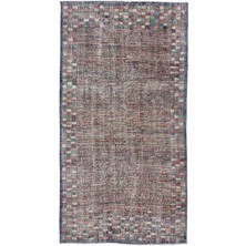 Hali.Net 116x221 cm Bej Teselya Anadolu Yün Halı | Yatak Odası Çocuk Odası Salon Halısı | Doğal Yün El Yapımı El Dokuma Hav Vermez | UNİQUE-16090