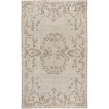 Atina Pembe Eskitme Yün Modern Desenli Yün Hav Toz Vermez Leke Tutmayan Salon Yolluk Mutfak El Dokuma Halı