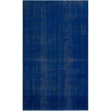 Hali.Net 170x287 cm Mavi Atina El Dokuma Yün Halı | El Yapımı Doğal Yün Salon Halısı | Geleneksel Anadolu Hav Vermez | UNİQUE-23952