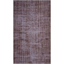 Atina Kırmızı Eskitme Yün Modern Desenli Yün Hav Toz Vermez Leke Tutmayan Salon Yolluk Mutfak El Dokuma Halı