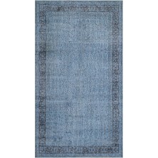 Hali.Net 177x315 cm Gri Vintage Anadolu Yün Halı | Salon Yatak Odası Halısı | Doğal Yün El Yapımı El Dokuma Hav Vermez | UNİQUE-27059