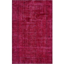 Ikat Kırmızı Ikat Ipek Modern Desenli Yün Hav Toz Vermez Leke Tutmayan Salon Yolluk Mutfak El Dokuma Halı