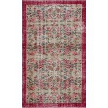 Atina Kahverengi Eskitme Yün Modern Desenli Yün Hav Toz Vermez Leke Tutmayan Salon Yolluk Mutfak El Dokuma Halı