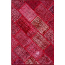 Teselya Mavi Çizgili Yün Modern Desenli Yün Hav Toz Vermez Leke Tutmayan Salon Yolluk Mutfak El Dokuma Halı