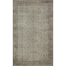 Hali.Net 168x274 cm Kahverengi Vintage Anadolu Yün Halı | Salon Yatak Odası Halısı | Doğal Yün El Yapımı El Dokuma Hav Vermez | UNİQUE-34297