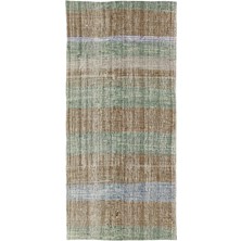 Girit Kırmızı Çizgili Yün Modern Desenli Yün Hav Toz Vermez Leke Tutmayan Salon Yolluk Mutfak El Dokuma Halı