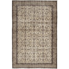 Atina Mavi Eskitme Yün Modern Desenli Yün Hav Toz Vermez Leke Tutmayan Salon Yolluk Mutfak El Dokuma Halı