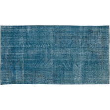 Hali.Net 149x277 cm Çok Renkli Vintage Anadolu Eskitme Yün Halı | Salon Yatak Odası Halısı | Doğal Yün El Yapımı El Dokuma Hav Vermez | UNİQUE-10609
