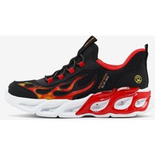 Skechers Thermo-Flash 2.0 Heat-Brisk Büyük Erkek Çocuk Siyah Işıklı Spor Ayakkabı 403898L Bkrd