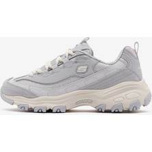Kadın Skechers D'lites Gri Sneakers 13167 Ltgy Nefes Alabilir Yapı ile Spor ve Günlük Kombin