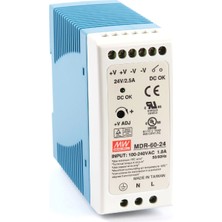 Meanwell Mdr-60-24 ,110V..220VAC 24VDC/2.5A Güç Kaynağı