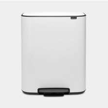 Brabantia  Bo Pedal Çöp Kutusu 60 Litre - Beyaz