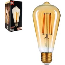 Ledx ST-64 Kırılmaz Gövde 4,5 Watt Düz Rustik Ampul