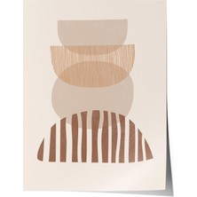 Çerçevesiz Poster, Minimal Kâse Kompozisyonu – Boho Stil, Mutfak Dekoru Poster No: 107959