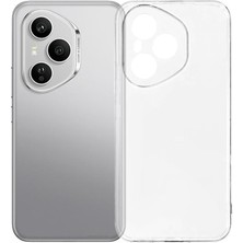 Caseworld Honor 400 Pro ile Uyumlu Kapak Kamera Korumalı Süper Silikon Şeffaf Kılıf