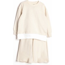 Eşofman Takımı – Bej Sweat & Pantolon