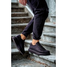 Derije Erkek Lastikli Siyah Spor Ayakkabı MN253