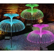 Güneş Enerjili 7 Renk Değiştiren Deniz Anası Bahçe Aydınlatması