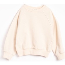 Noble Kids Basic Sweatshirt - Ekru & Siyah Renk Seçenekleri
