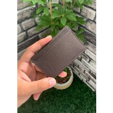 Guard Kahverengi Hakiki Deri Kartlık Erkek / Kadın P1169