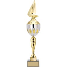 ODAK KUPA - Figürlü Kupalar - Yelken Figürlü Kupalar FG-085 C - 57 cm