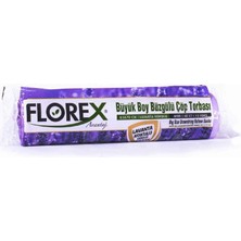 25 Adet FLOREX-503 Avantaj Lavanta Kokulu Büzgülü Büyük 10PCS 65X70CM Çöp Torba (2818)