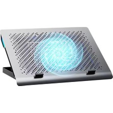 Şok Soğutma Profesyonel Dizüstü Bilgisayar Notebook Soğutucu Laptop Stand Işıklı Oyuncu Laptoplarına Özel Tek Büyük Fanı Ile Hızlı Soğutma 2 USB Giriş S601