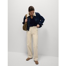 Marks & Spencer Yüksek Bel Straight Leg Chino Pantolon