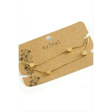 Kadın Kalp Lüks Çelik Halhal