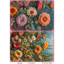 Embroidery Serisi EMBR62 Pirinç Dekopaj 30*42 cm
