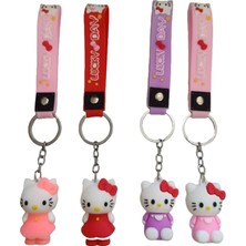 Mini Anahtarlık Hello Kitty Karakter Figür 4'lü