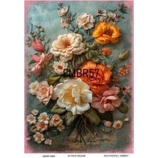 Embroidery Serisi EMBR57 Pirinç Dekopaj 30*42 cm