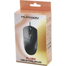 USB Kablolu Optical Mouse Kutulu Ambalaj PL-1903 (5193)