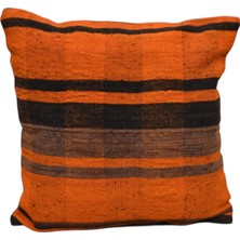 Yeni El Dokuma Dekoratif Kilim Kırlent Yastık Kılıfı 6026