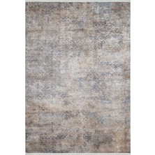 Hali.Net 100x150 cm Antrasit Kahverengi Soyut Vintage Eskitme Halı | Salon Mutfak Halısı | Hav Vermez Hipoalerjenik | HALN-HLN1945