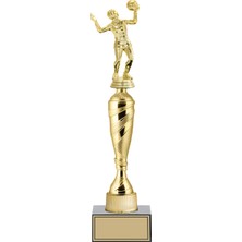 ODAK KUPA - Figürlü Kupalar - Voleybol Kadın Figürlü Kupalar FG-027 C - 40 cm