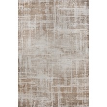 Bespoky 80x150 cm Vizon Venita Etnik Modern Yıkanabilir Halı | Mutfak Balkon Yatak Odası Halısı | Leke Tutmayan Kaymaz | GM_VENİTA-11961V