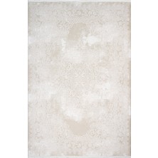 Hali.Net 80x300 cm Krem Bej Medalyon Halı | Mutfak Yolluk Halısı | Hav Vermez Leke Tutmaz | CR-7566VT